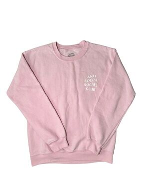 Anti Social Social Club Pink Crewneck